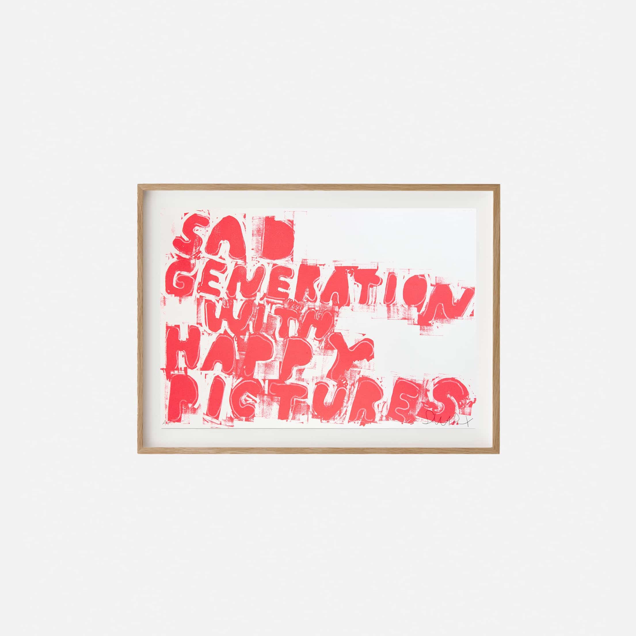 Stefan Marx - Sad Generation With Happy Pictures - red